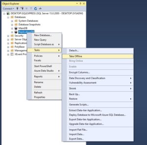 Offene Verbindungen zu einer Microsoft SQL Server-Datenbank schließen